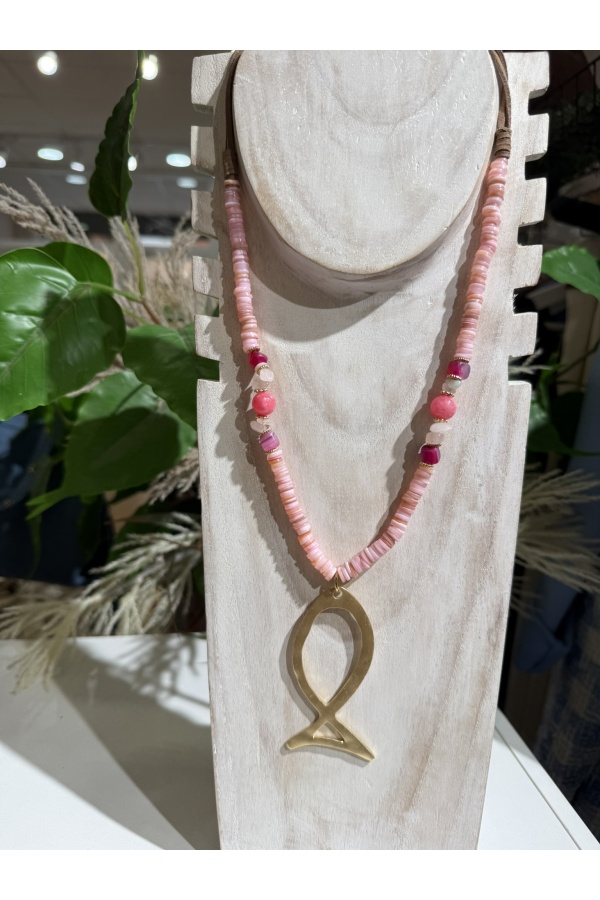 Collar Pez Rosa. Bisuteria.  | Bambalinas Closet