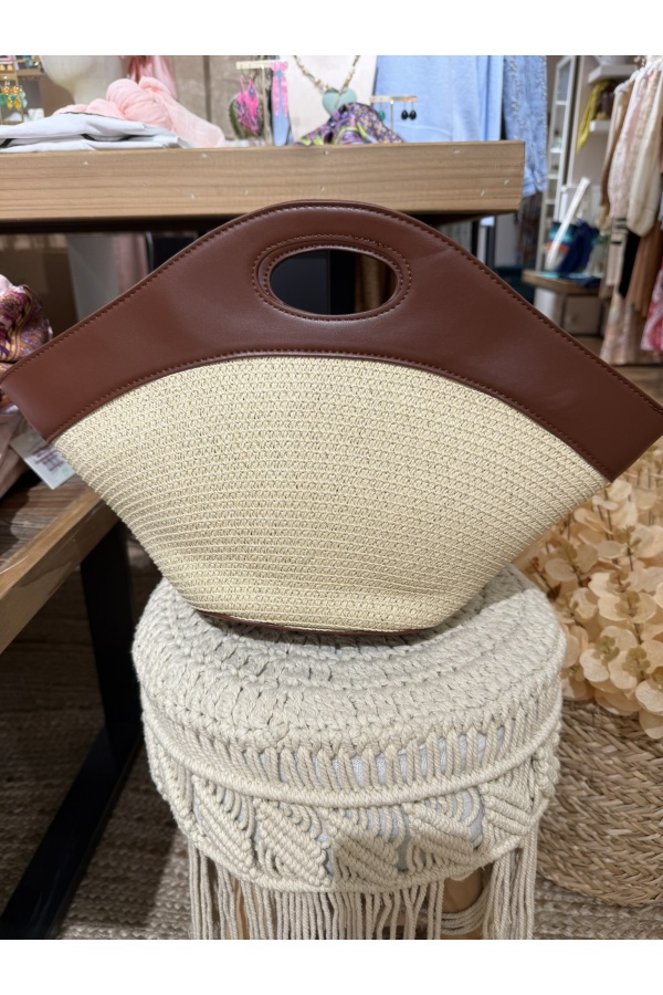 Bolso Florencia. Bolsos. Color: marron chocolate, camel | Bambalinas Closet