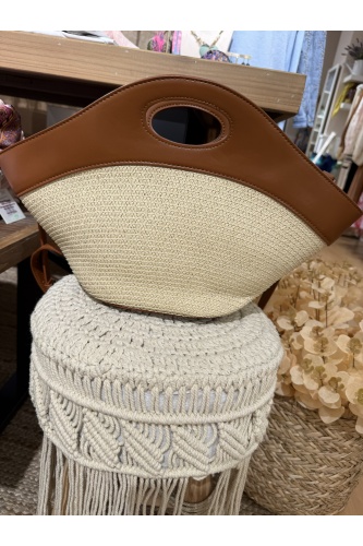 Bolso Florencia. Bolsos. Color: marron chocolate, camel | Bambalinas Closet