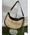 Bolso Hoja de Palma. Bolsos. Color: camel, negro | Bambalinas Closet