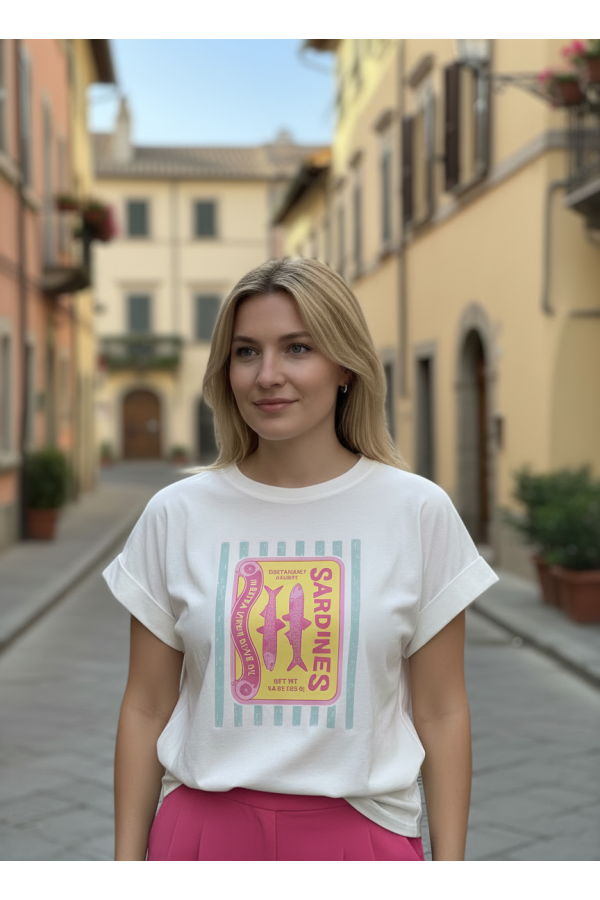 Camiseta Sardines. Camisetas.  | Bambalinas Closet
