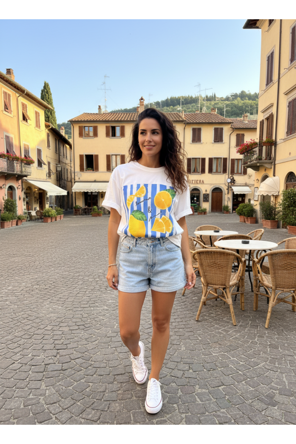 Camiseta Limones. Camisetas.  | Bambalinas Closet