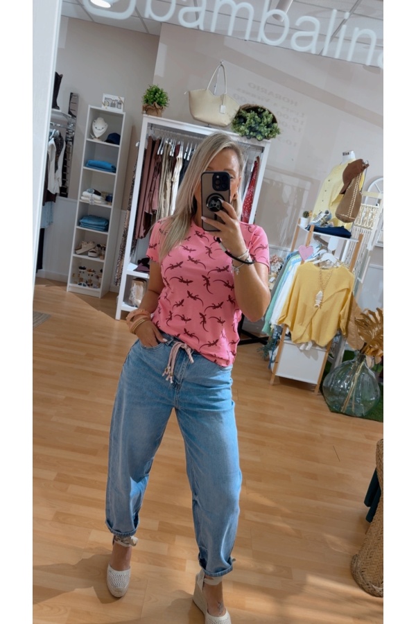 Jeans Cordon Rosa. Pantalones / Shorts. Tallas: m, l, s | Bambalinas Closet