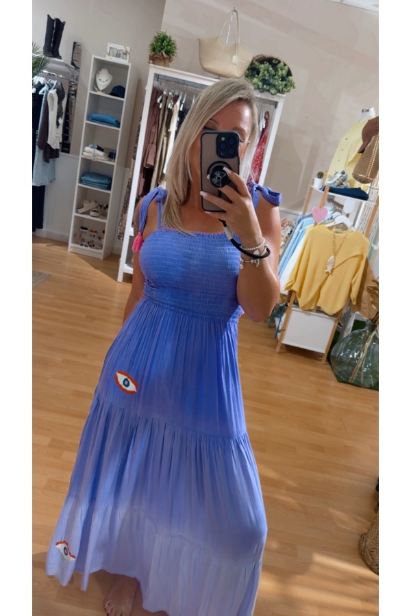 Vestido Buzios. Vestidos. Color: morado; Tallas: talla unica | Bambalinas Closet