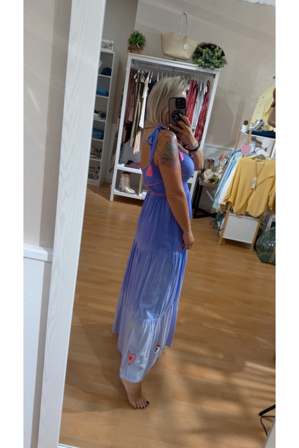 Vestido Buzios. Vestidos. Color: morado; Tallas: talla unica | Bambalinas Closet