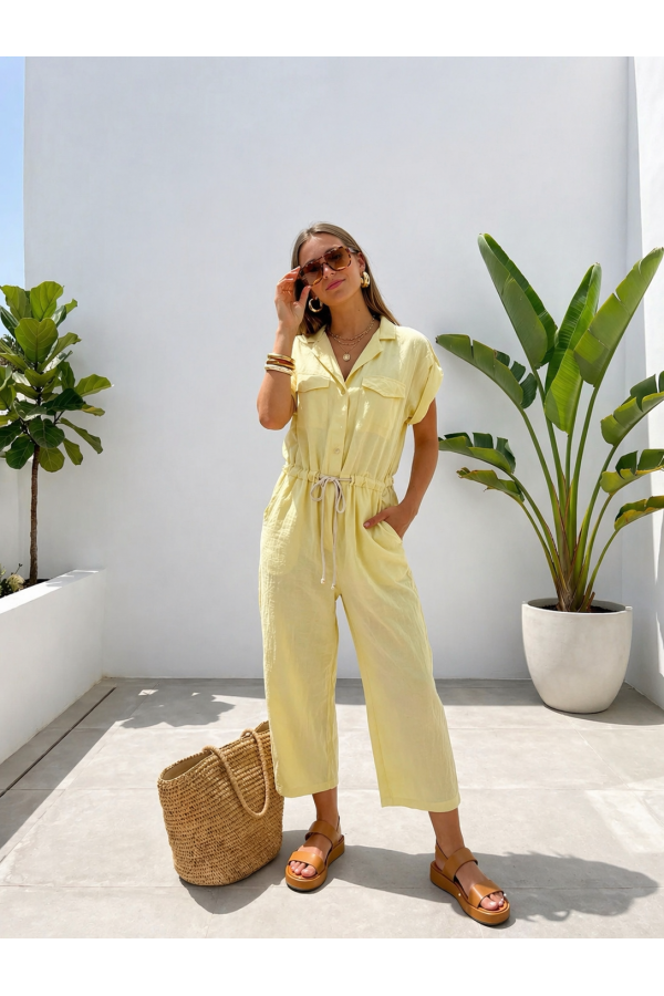 Mono California Amarillo. Monos / Conjuntos.  | Bambalinas Closet
