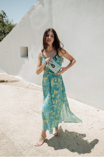 Bandolera Joya Aqua. Inicio.  | Bambalinas Closet