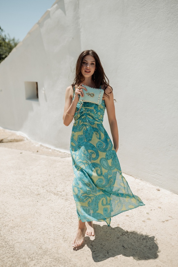 Bandolera Joya Aqua. Inicio.  | Bambalinas Closet