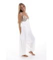 Mono Aciron. Monos / Conjuntos. Color: blanco, beige, negro; Tallas: talla unica