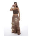 Falda Lalan. Faldas / Shorts/Pants. Tallas: talla unica; Color: marron chocolate