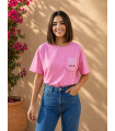 Camiseta Rosa Chicle. Camisetas. Tallas: m/l, s/m | Bambalinas Closet