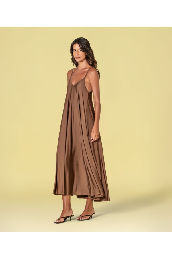 Vestido Castaño. Inicio.  | Bambalinas Closet