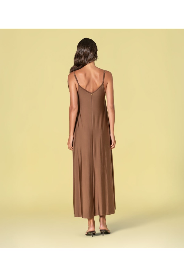 Vestido Castaño. Inicio.  | Bambalinas Closet