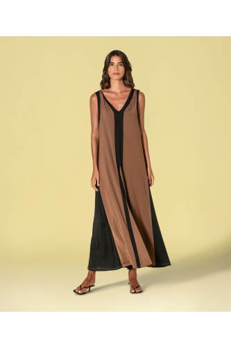 Vestido Bicolor. Inicio.  | Bambalinas Closet