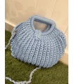 Bolso Tejido Crochet. Bolsos. Color: crudo, negro, beige, azul pastel, verde |