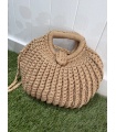 Bolso Tejido Crochet. Bolsos. Color: crudo, negro, beige, azul pastel, verde |