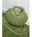 Bolso Tejido Crochet. Bolsos. Color: crudo, negro, beige, azul pastel, verde |