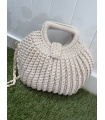 Bolso Tejido Crochet. Bolsos. Color: crudo, negro, beige, azul pastel, verde |