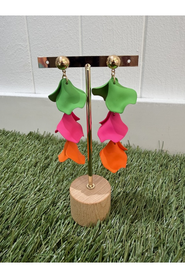 Pendientes Flor de Mayo. Bisuteria.  | Bambalinas Closet