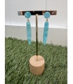 Pendientes Banda Azul. Bisuteria.  | Bambalinas Closet