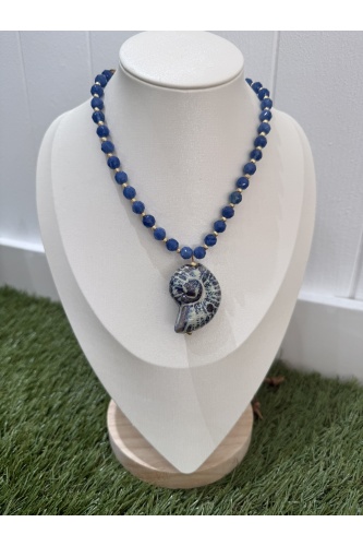 Collar Caracola Oceanica. Bisuteria.  | Bambalinas Closet