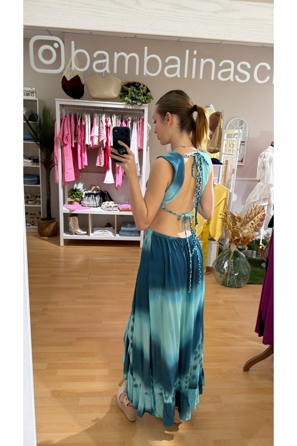 Vestido Arrow. Vestidos. Color: turquesa, negro; Tallas: talla unica | Bambalinas