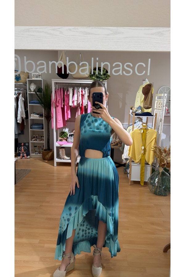 Vestido Arrow. Vestidos. Color: turquesa, negro; Tallas: talla unica | Bambalinas