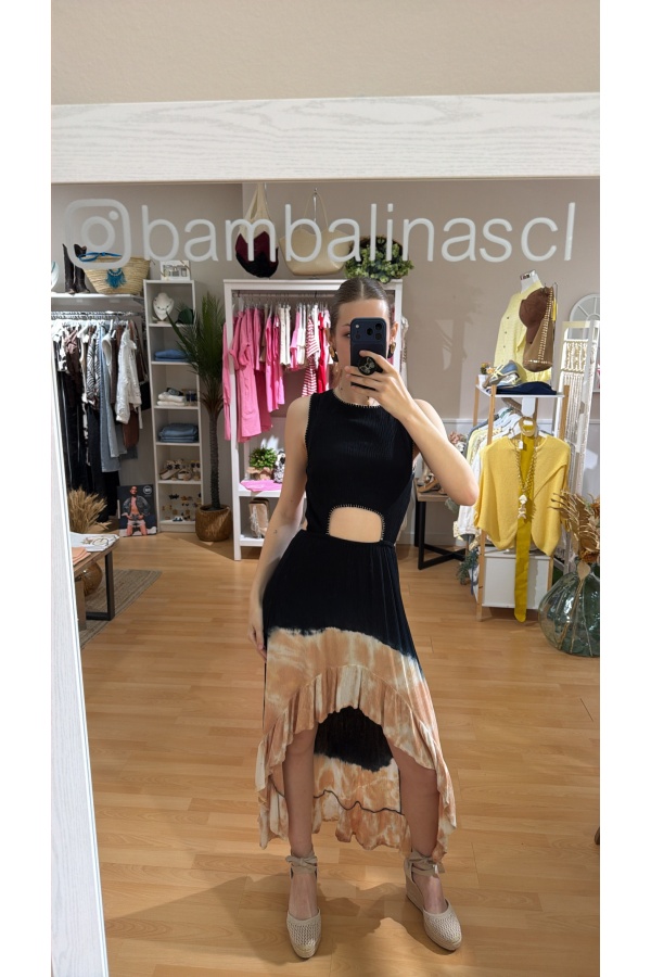 Vestido Arrow. Vestidos. Color: turquesa, negro; Tallas: talla unica | Bambalinas