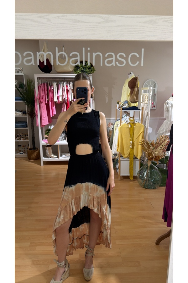 Vestido Arrow. Vestidos. Color: turquesa, negro; Tallas: talla unica | Bambalinas