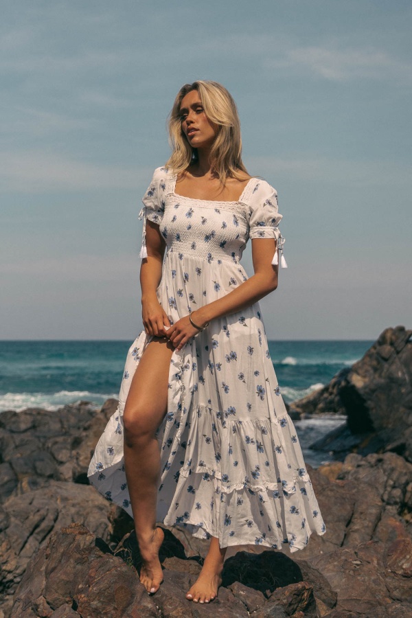 Vestido Juneberry. vestidos largos. Tallas: s, m, l, xs | Bambalinas Closet