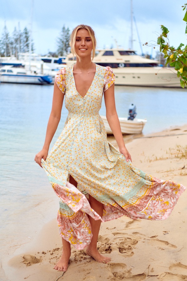 Vestido Maisha. vestidos largos. Tallas: s, m, l, xs | Bambalinas Closet