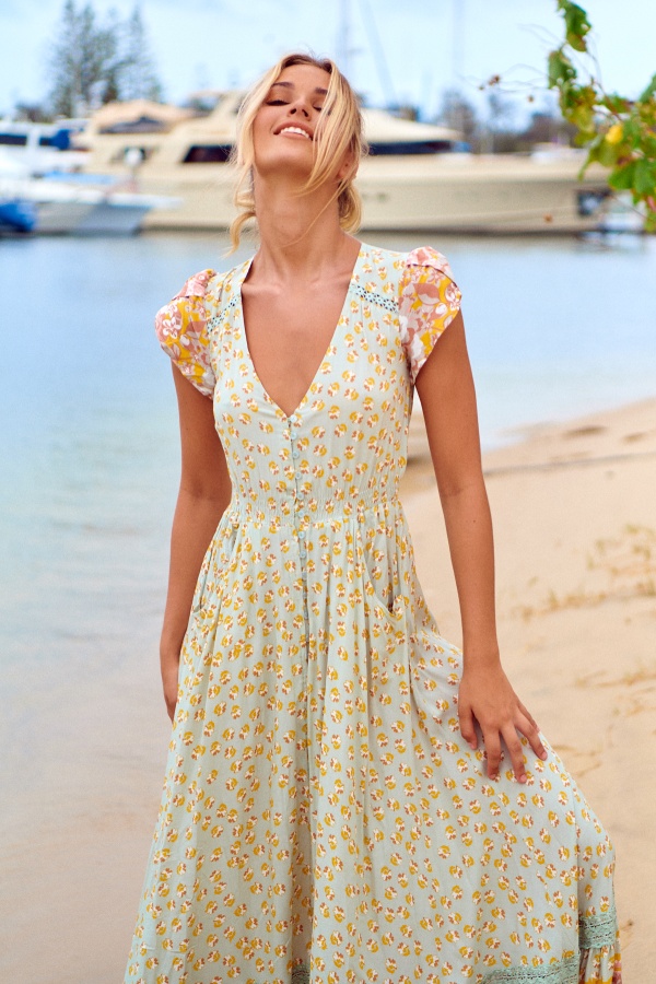 Vestido Maisha. vestidos largos. Tallas: s, m, l, xs | Bambalinas Closet