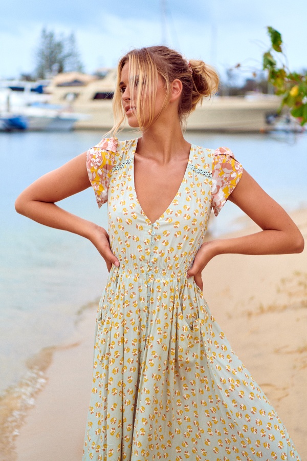 Vestido Maisha. vestidos largos. Tallas: s, m, l, xs | Bambalinas Closet
