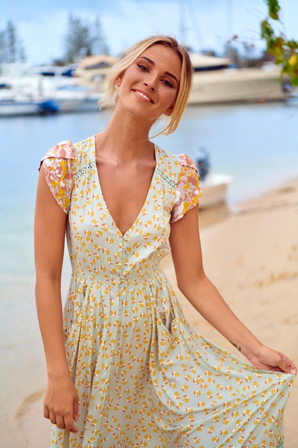 Vestido Maisha. vestidos largos. Tallas: s, m, l, xs | Bambalinas Closet
