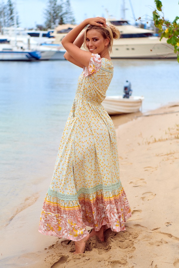 Vestido Maisha. vestidos largos. Tallas: s, m, l, xs | Bambalinas Closet