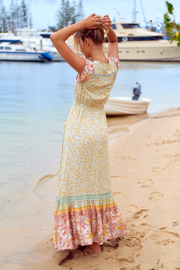 Vestido Maisha. vestidos largos. Tallas: s, m, l, xs | Bambalinas Closet
