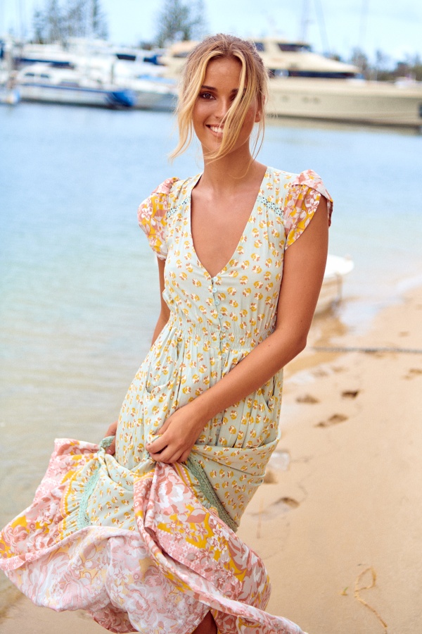 Vestido Maisha. vestidos largos. Tallas: s, m, l, xs | Bambalinas Closet