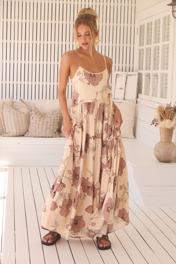 Vestido April Winona. vestidos largos. Tallas: s, m, l, xs | Bambalinas Closet