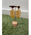 Pendientes Shangai Amarillo. Bisuteria.  | Bambalinas Closet