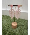 Pendientes Shangai Rosa. Bisuteria.  | Bambalinas Closet