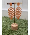 Pendientes Shangai Naranja. Bisuteria.  | Bambalinas Closet