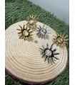 Anillo Sol. Bisuteria. Color: plateado, dorado | Bambalinas Closet