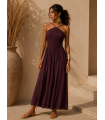 Vestido Maggie. Vestidos. Color: marfil, granate, negro; Tallas: talla unica |