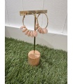Pendientes Tenerife Rosa. Bisuteria.  | Bambalinas Closet