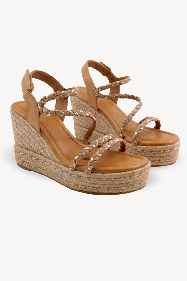Sandalia Tiras Trenzadas. Inicio. Tallas: 36, 37, 38, 39, 40 | Bambalinas Closet