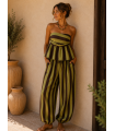 Conjunto Toscana. Monos / Conjuntos. Color: terracota, pistacho, granate