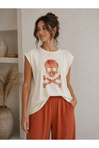 Camiseta Calavera. Camisetas.  | Bambalinas Closet