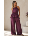 Conjunto Venice. Monos / Conjuntos. Color: rosa, negro, marron chocolate, verde