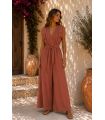 Mono Atenas. Monos / Conjuntos. Color: terracota, marron chocolate, trigo;