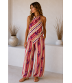 Conjunto Stripes. Monos / Conjuntos. Color: matcha, frambuesa; Tallas: talla